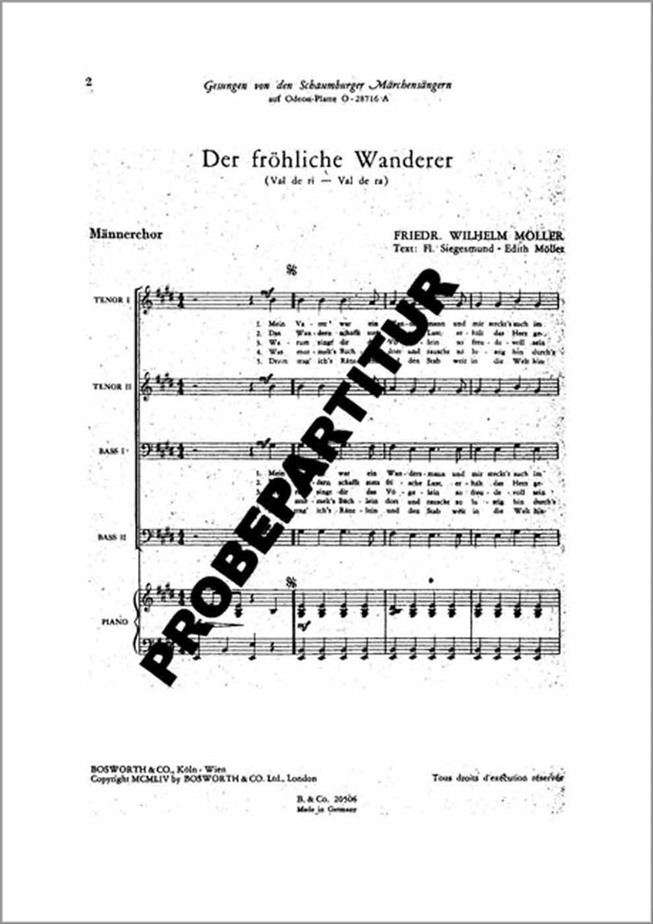 Der fröhliche Wanderer